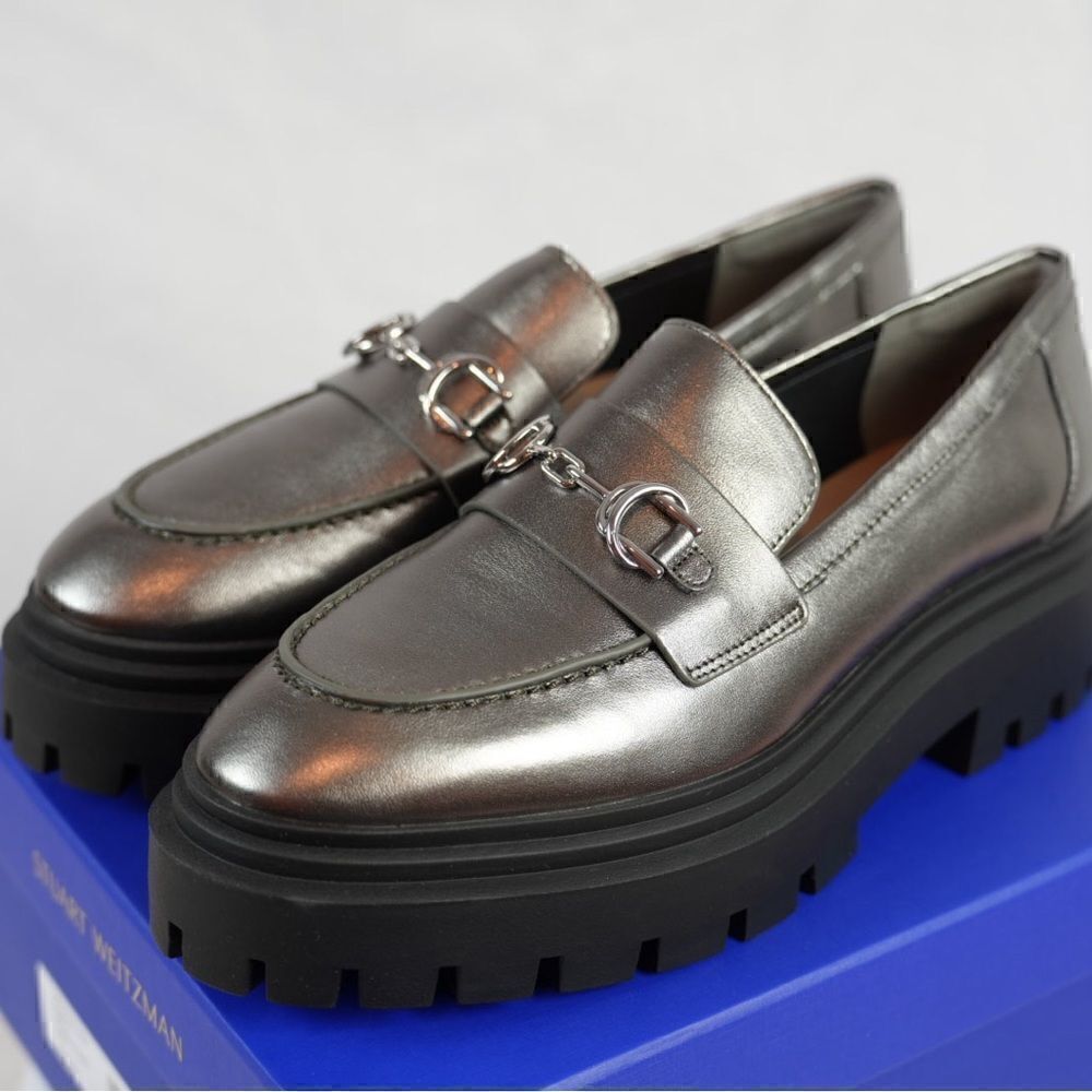 🌟NEW🌟Stuart Weitzman🌟Classic Owen Buckle Ultra Lug Loafer